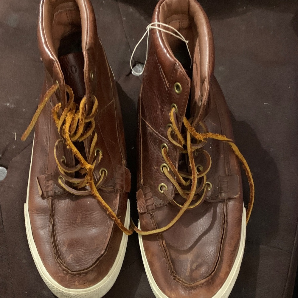 Polo Ralph Lauren Men's Brown Leather Boots